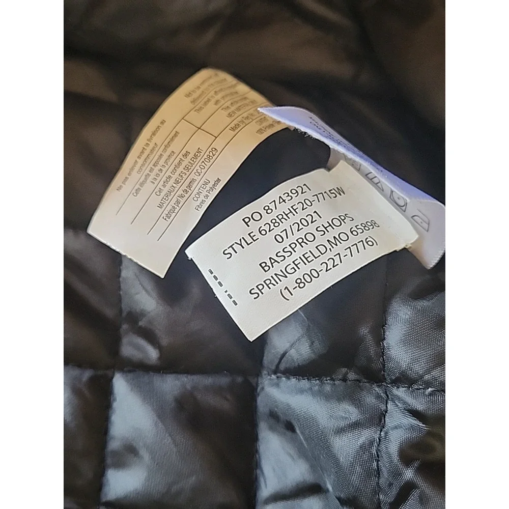 Red Head Mens Hunting Jacket 100% Cotton Full‎ Zip Blue Gray L